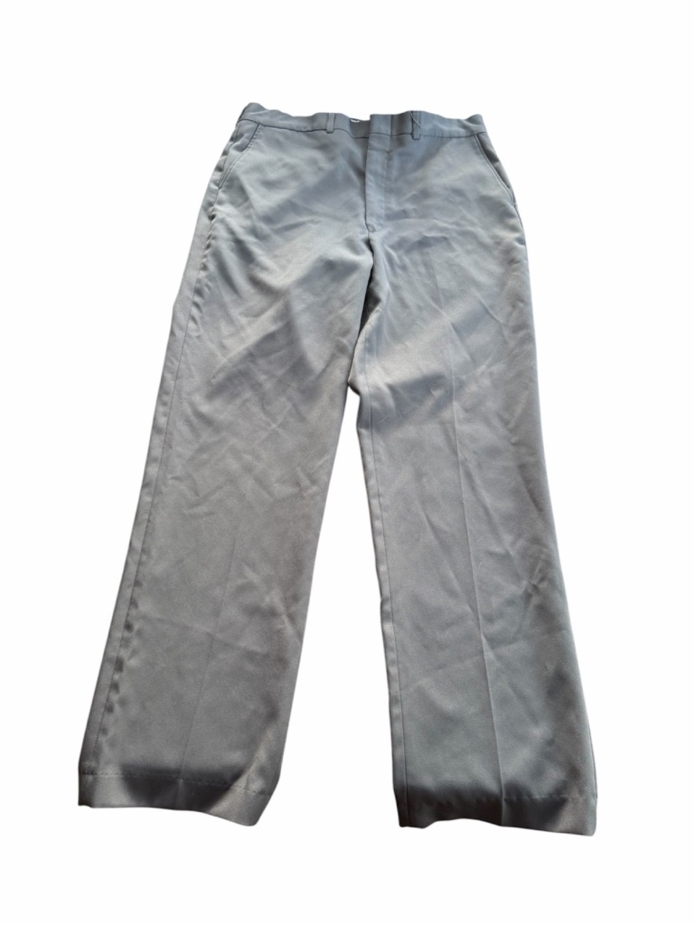 Vintage Sears Perma-Prest Brown Dress Slacks Trousers Trevira Polyester 36x32 US